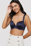 Triumph Padded Wired Full Coverage T-Shirt Bra - Navy Blue — thumbnail 5